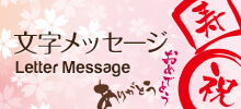 文字メッセージ