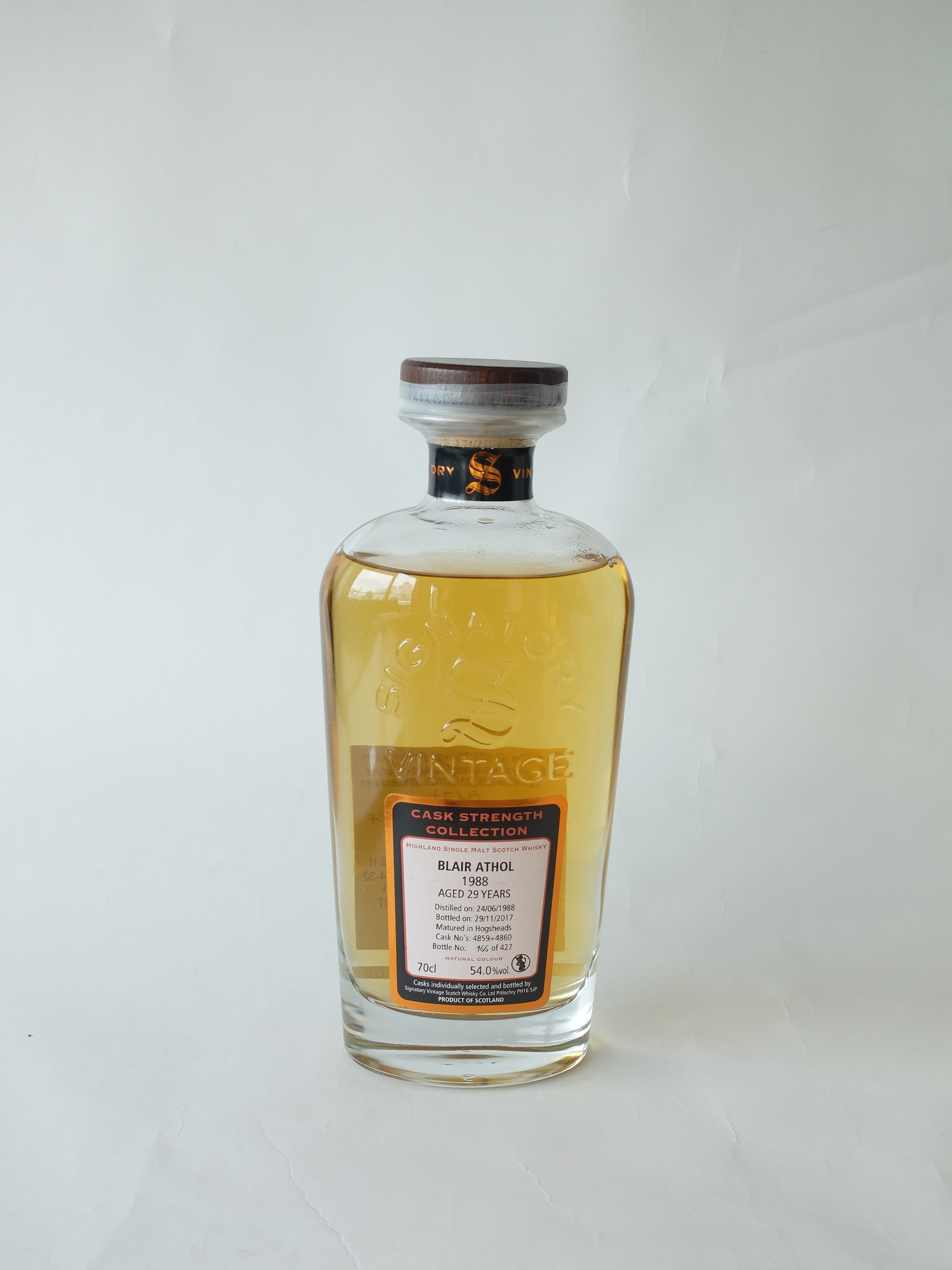 Blair Athol 19 29y Signatory Vintage Cask Strength Collection 700ml 54 Tokyo Whisky Libraryショットml テイスティングボトル