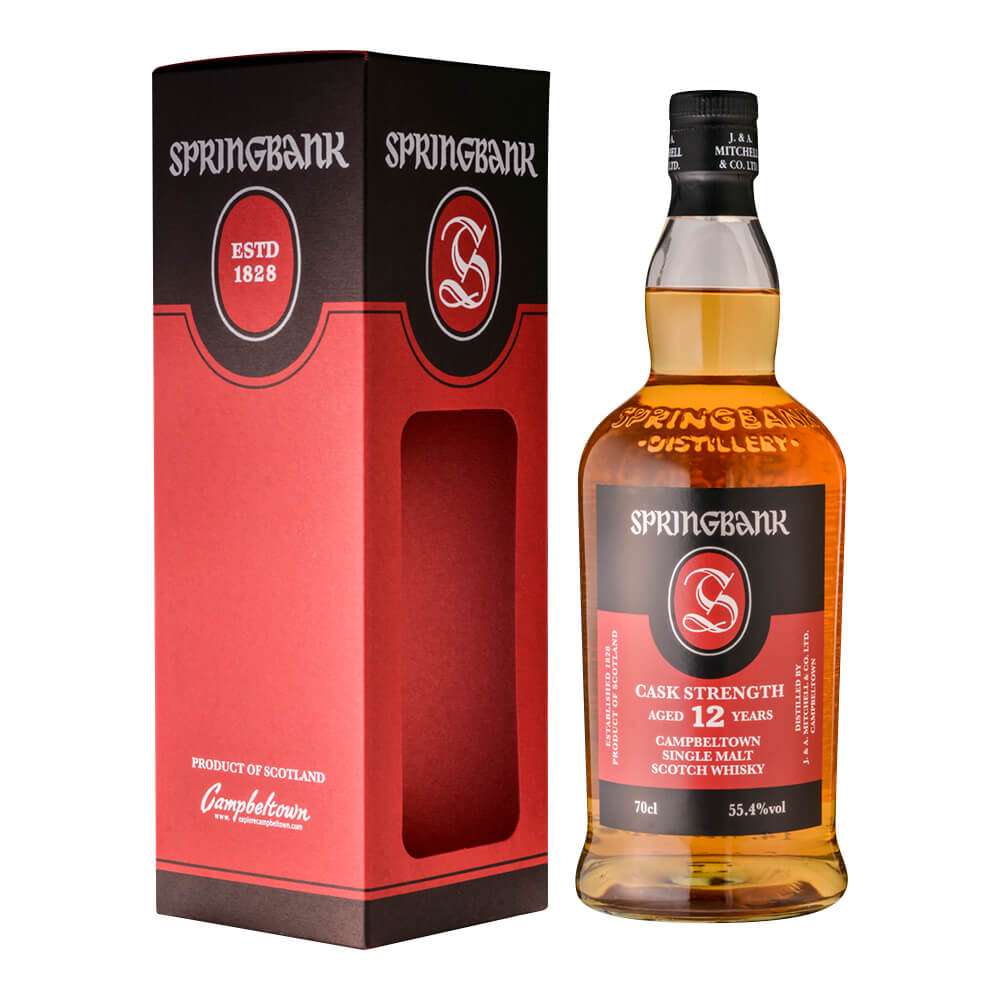 SPRINGBANK 12YO CASK STRENTH 55.4% 700ml