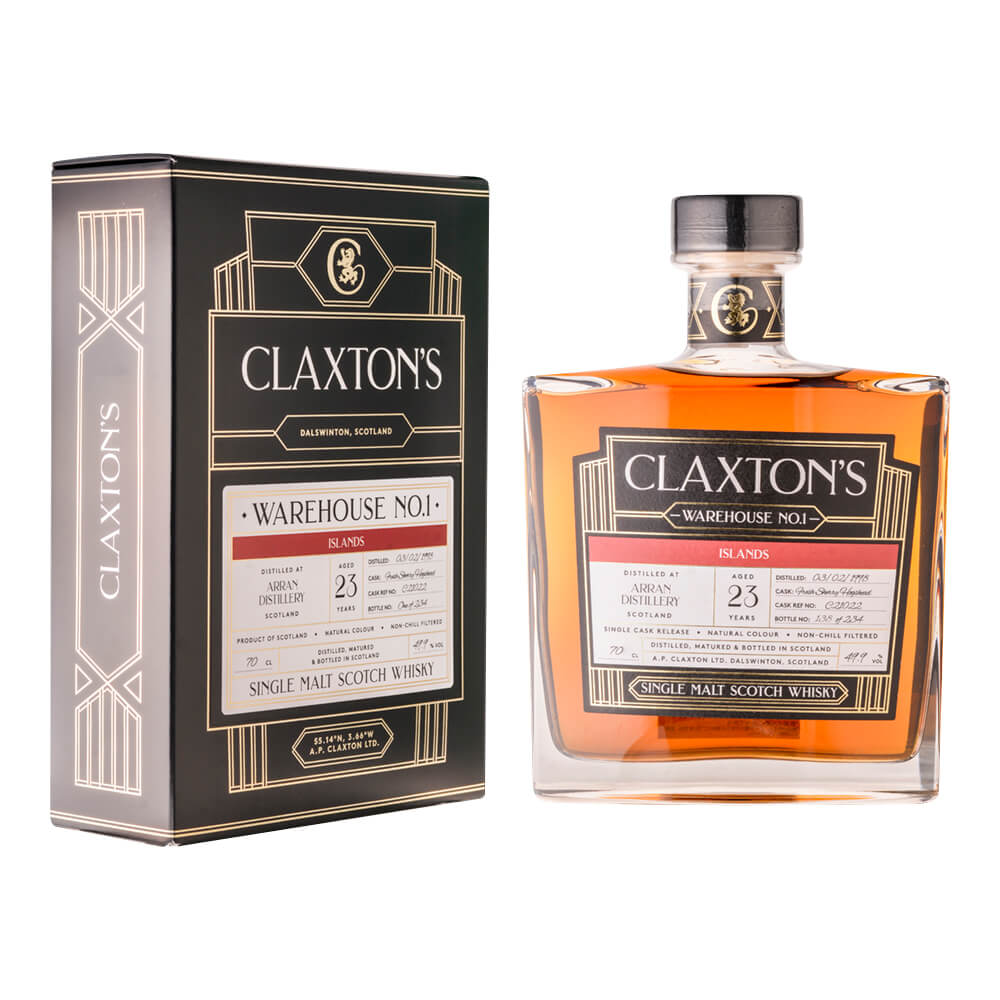 クラックストンズ アラン 1998 23年 フレッシュシェリーホグスヘッド 49.9% 700ML CLAXTONS ARRAN 1998